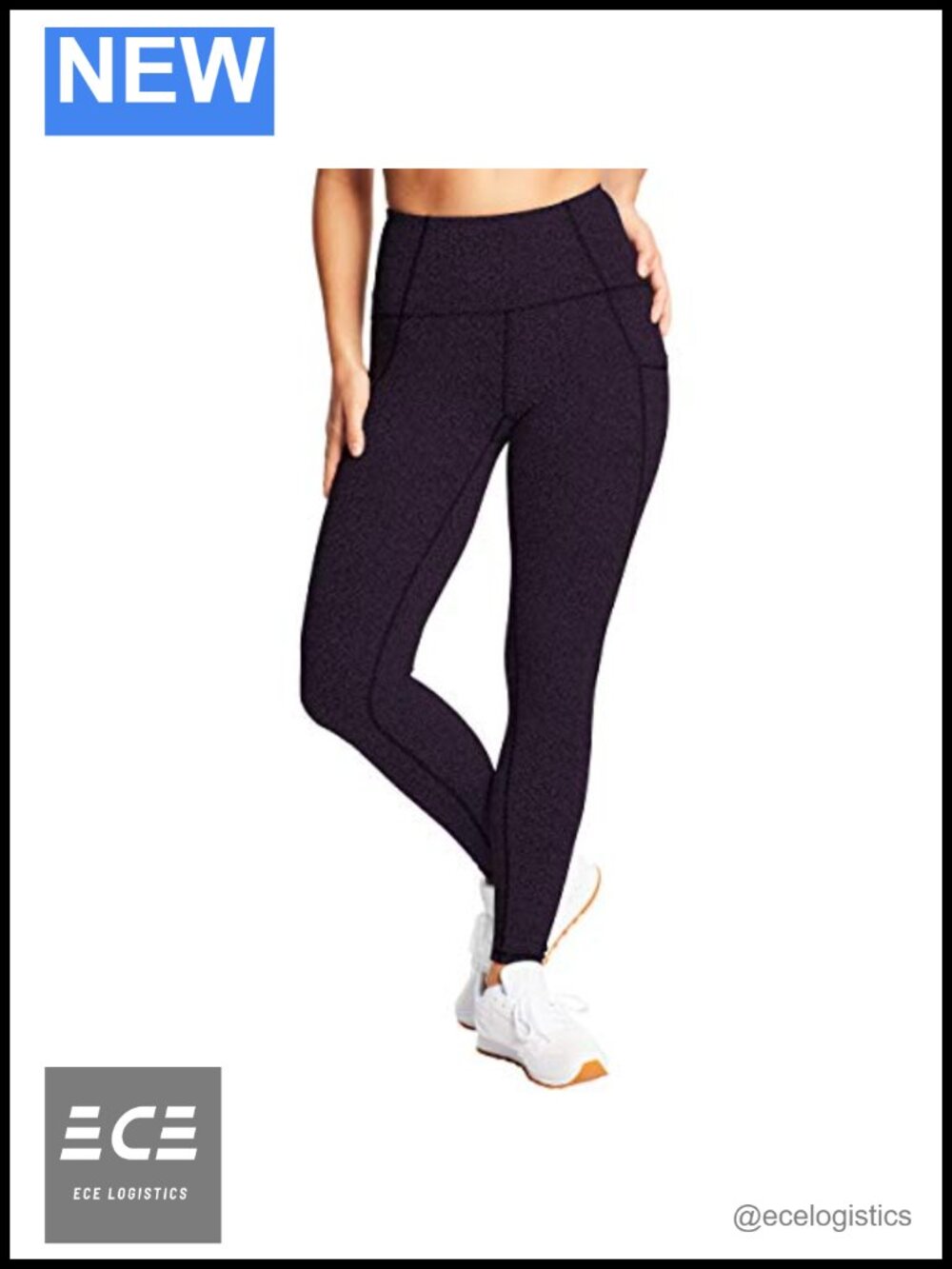 High Waist Compression Leggings with Pockets & Duo Dry